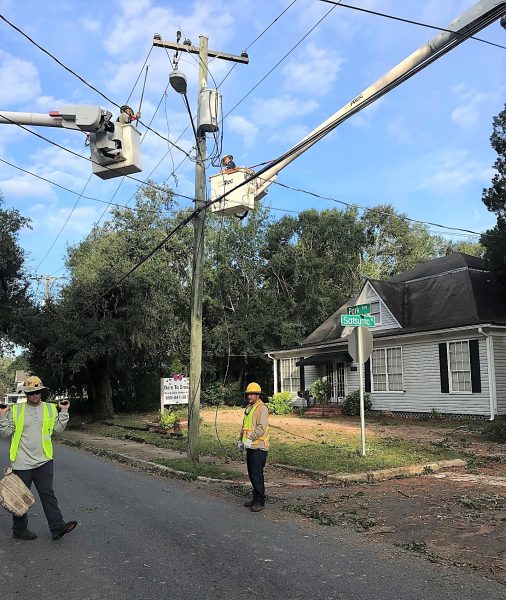 leesburg-electric-crews-working-to-restore-power-in-hurricane-ravaged