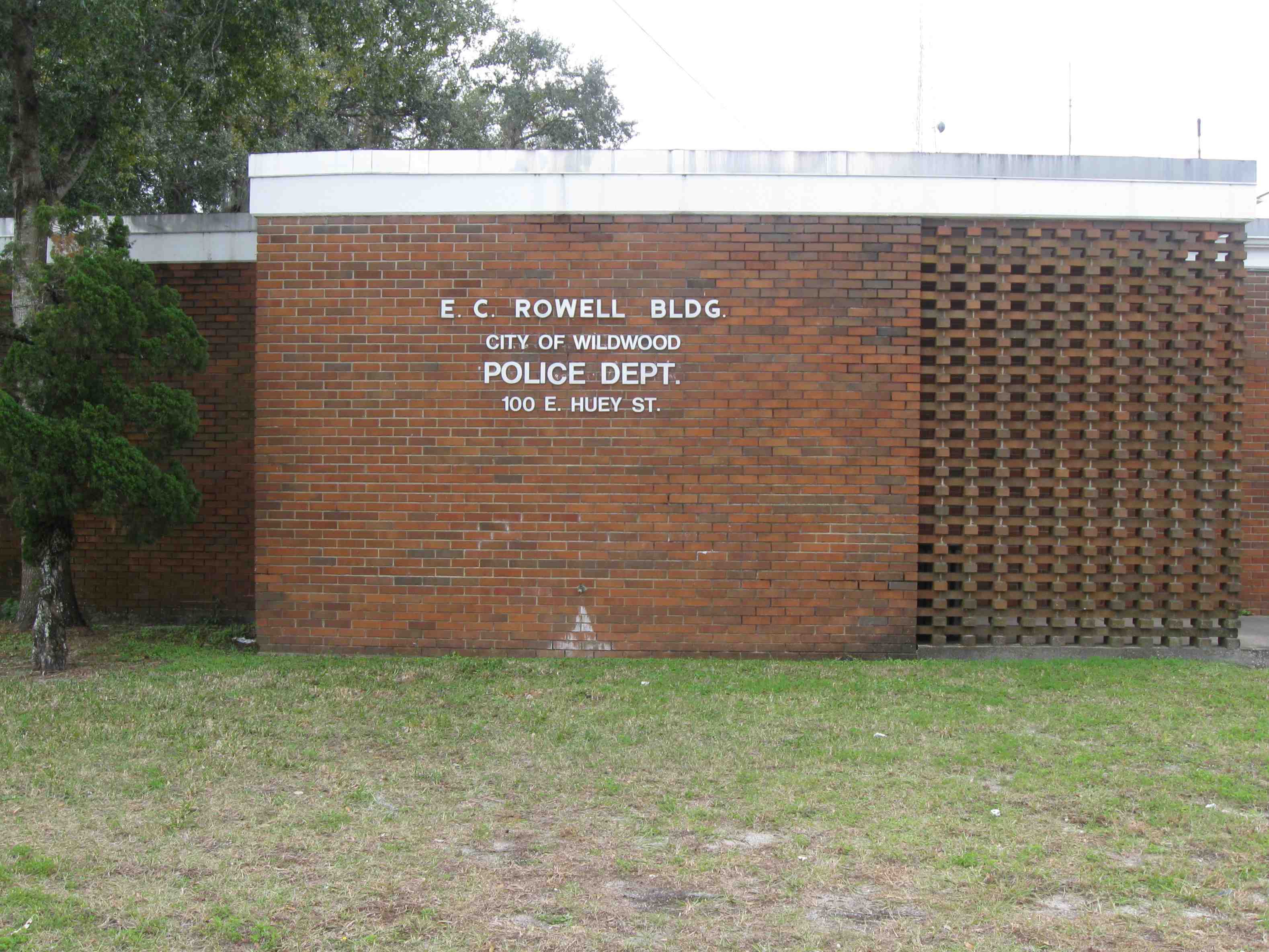 Wildwood Police Station on Huey Street