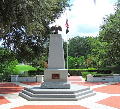 Where in The Villages is this Veterans Memorial Park? Click here and comment to guess.