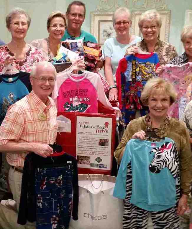 Fairway Christian Church lends support to Silver Trefoil’s pajama drive