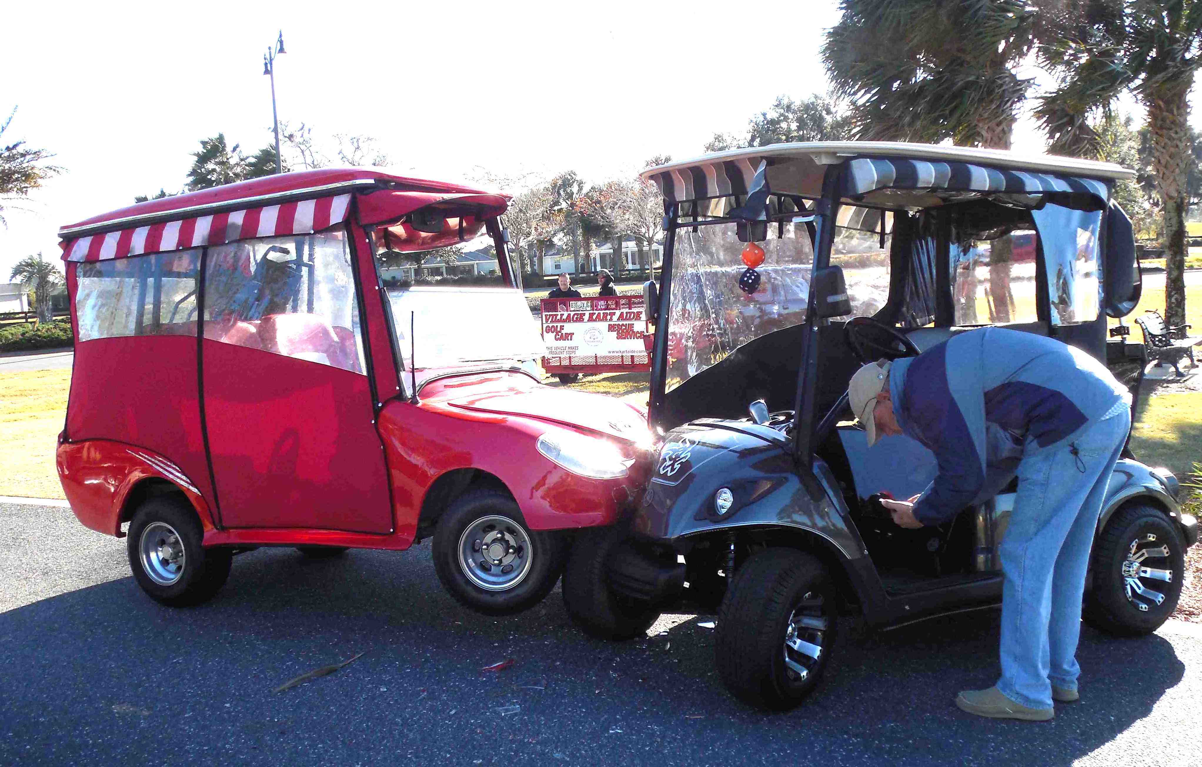 Golf cart safety emphasized with holiday visitors in The Villages