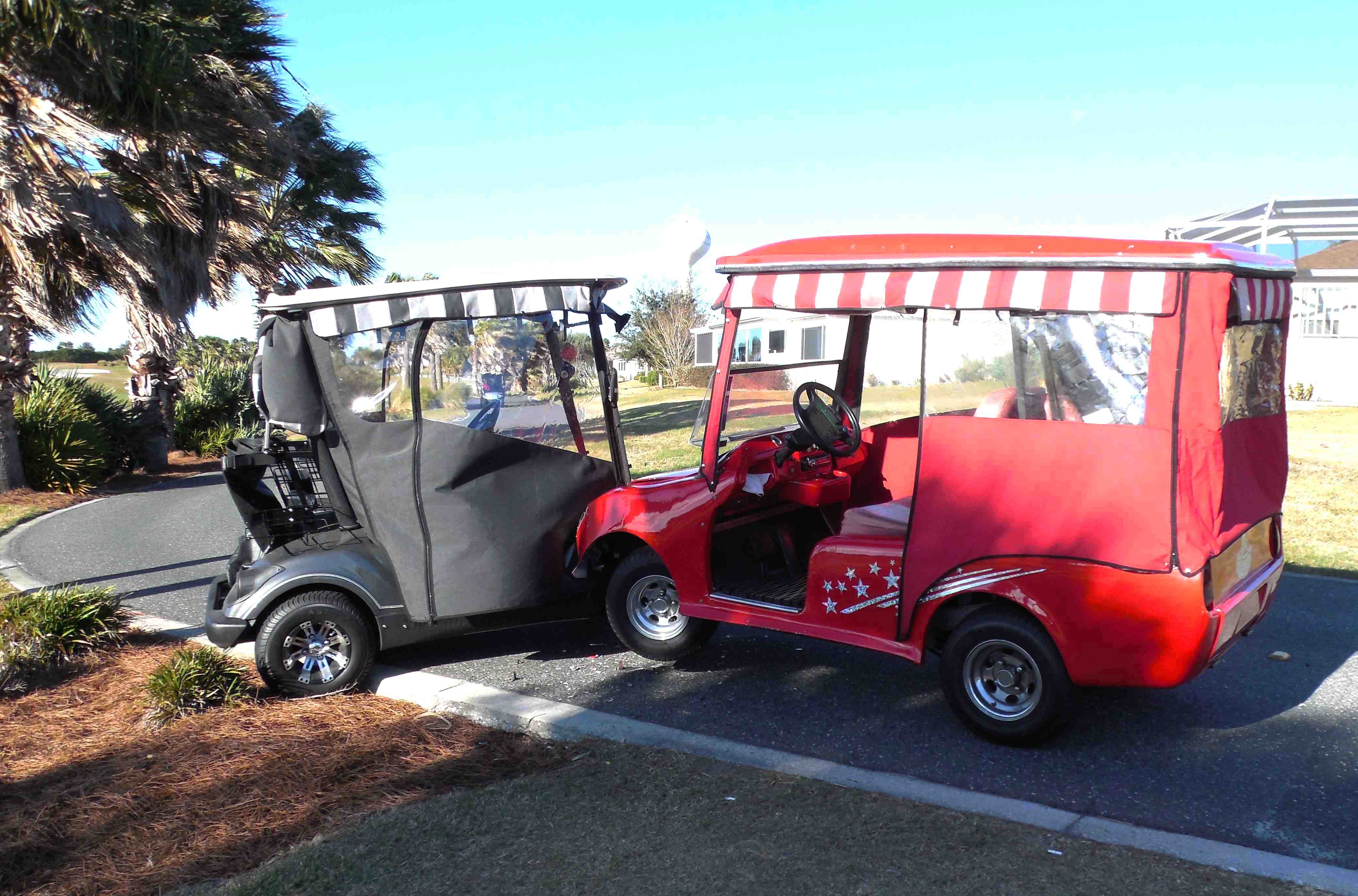 VHA golf cart clinics, video to stress personal responsibility on multi-modal paths