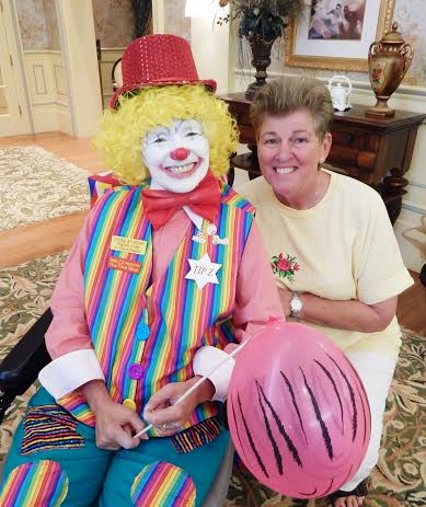 Linda Strong Tip-Z the clown