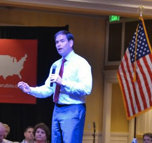 Marco Rubio impresses crowd at rally Monday at Eisenhower Recreation Center