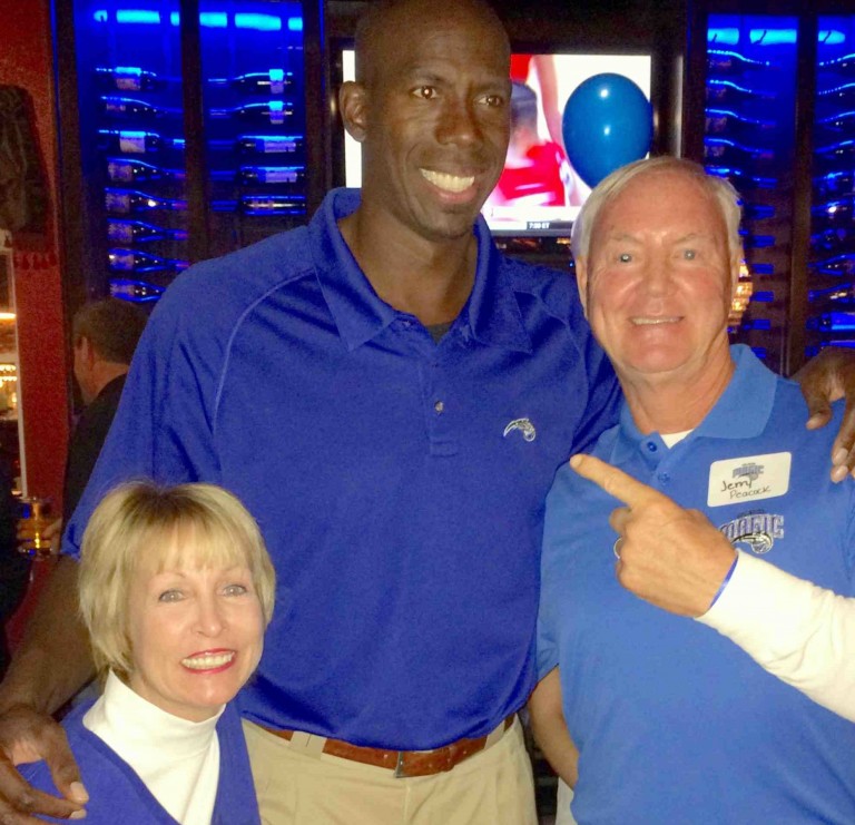 Villagers gather with Orlando Magic greats at watch party at City Fire