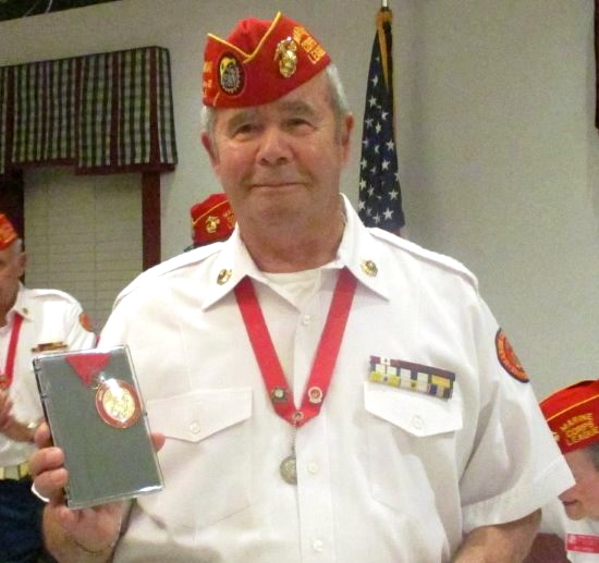 Villager shocked at being named Marine of the Year