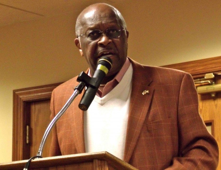Herman Cain weighs in on field of presidential candidates in Villages visit