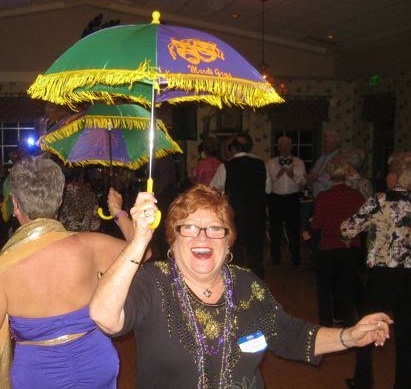 Village Friends gather for Mardi Gras party at Coconut Cove Recreation Center