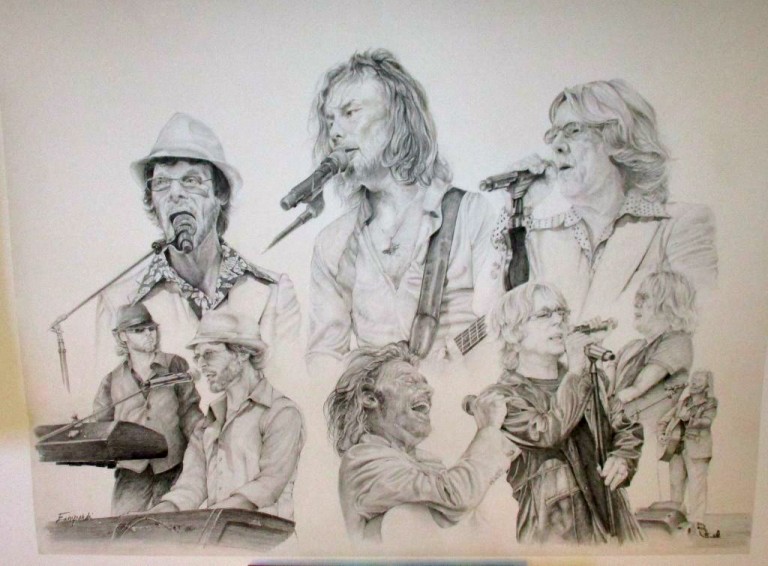 Villages artist captures energy of Bee Gees tribute band Stayin’ Alive