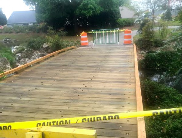 District offers timetable for reopening of golf cart bridge at Glenview Drive