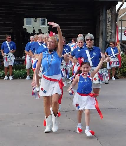 Granddaughters bring extra sparkle to Twirlers’ Fourth of July show