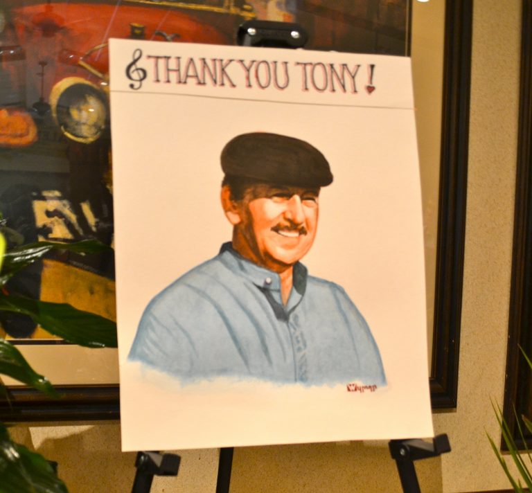 Hundreds turn out to remember legendary Villages performer Tony D