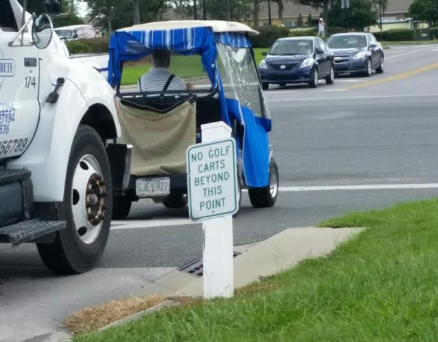 Ten tips for ensuring you stay safe when traveling in your golf cart