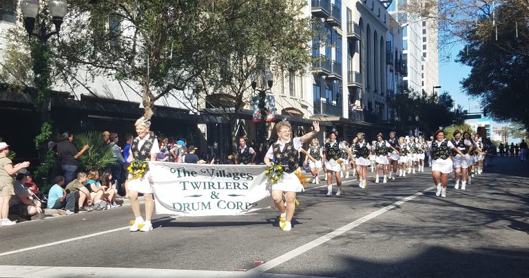 Villages Twirlers and Drum Corps
