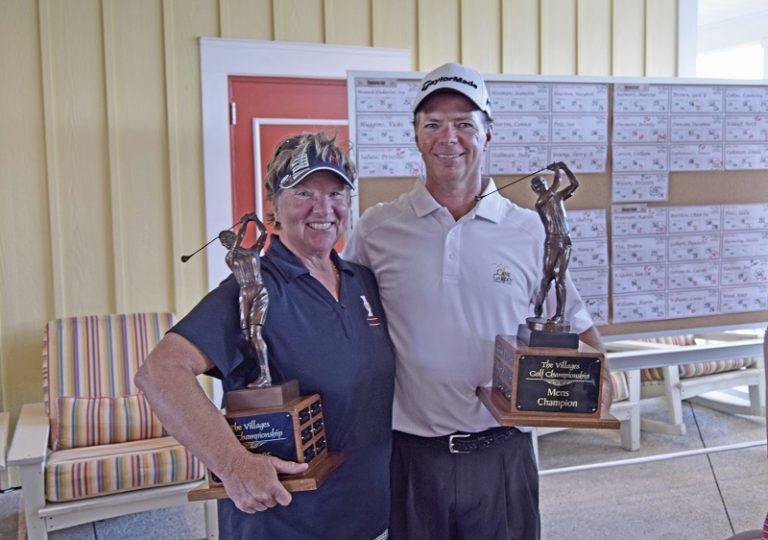 Cathleen Marquis and Rick Butler crowned Villages champion golfers of the year