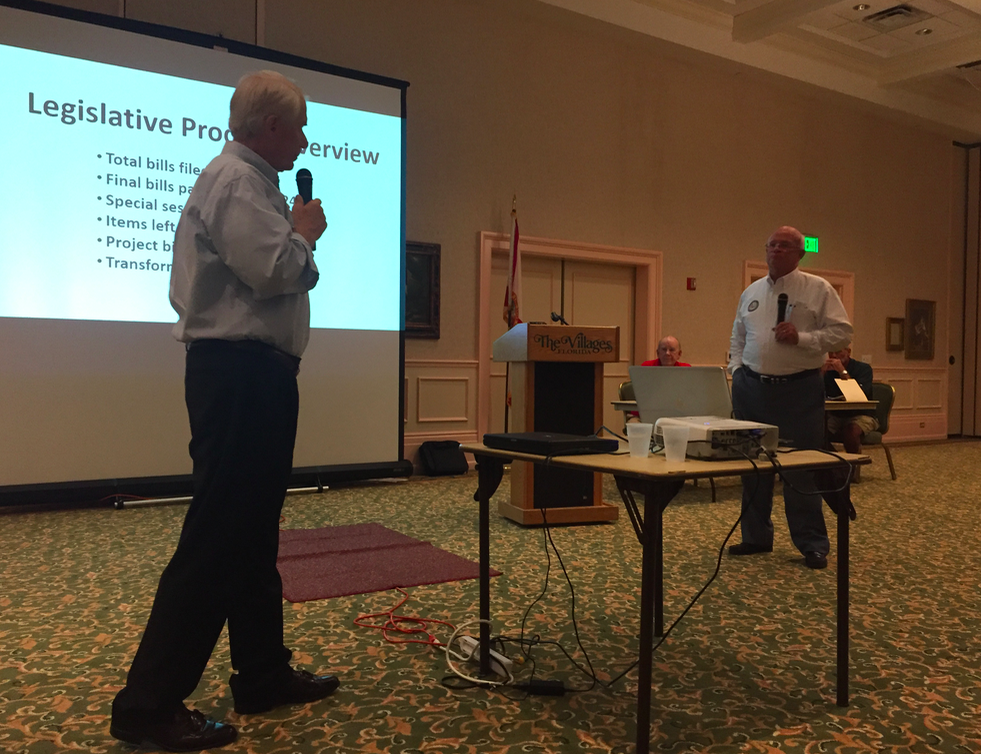 Rep. Don Hahnfeldt and Sen. Dennis Baxley