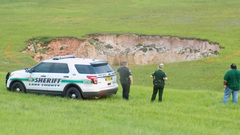 Remediation nears completion at site of large sinkhole that opened up after Irma 