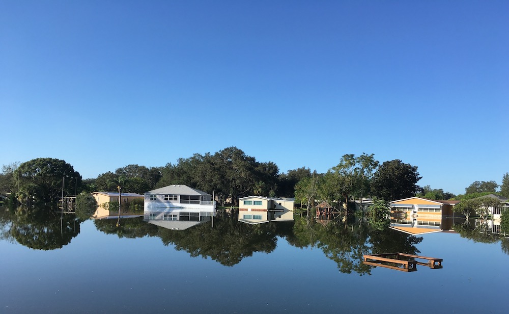 Lake Paradise flooded in Orange Blossom Hills