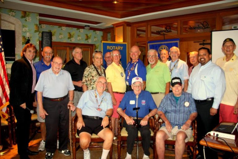 Veterans honored with special Rotary pin