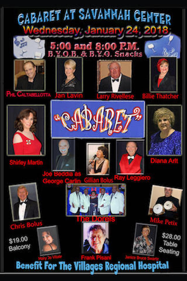 Cabaret features talented Villagers in fundraiser for The Villages Regional Hospital Auxiliary Foundation