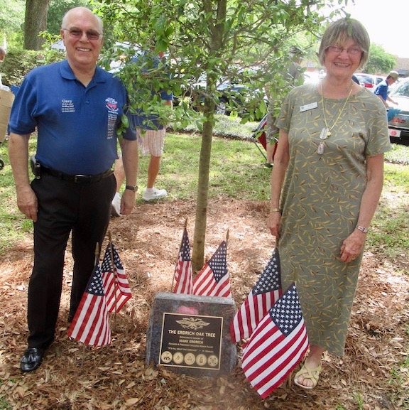Tree planted in honor of Villager who founded Villages Honor Flight