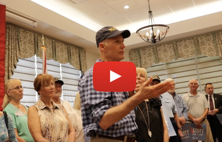 Scott calls Washington D.C. ‘a mess’ during campaign stop in The Villages