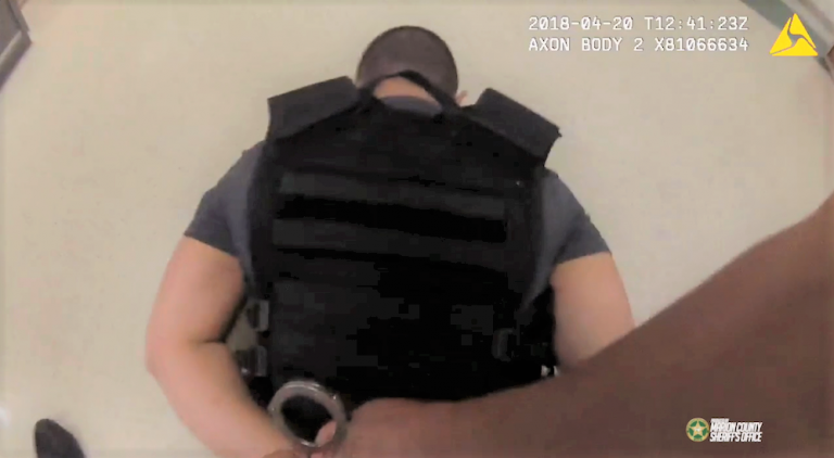 Deputy’s body camera footage shows tense moments, arrest after Forest High School shooting