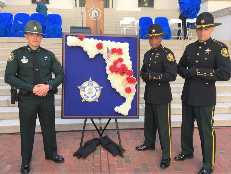 Marion County Sheriff’s deputies participate in Tallahassee law enforcement memorial
