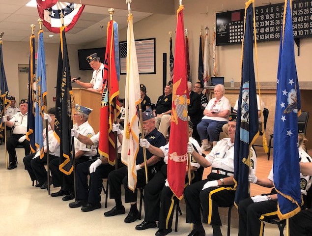 Heavy rains force American Legion Post 347 to move Memorial Day ceremony inside