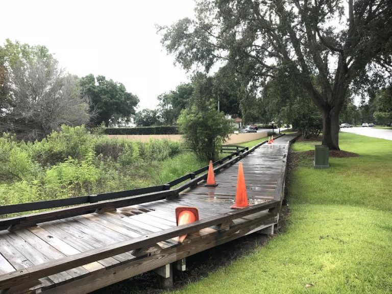 Golf cart bridge to be closed for a week near De La Vista Postal Station