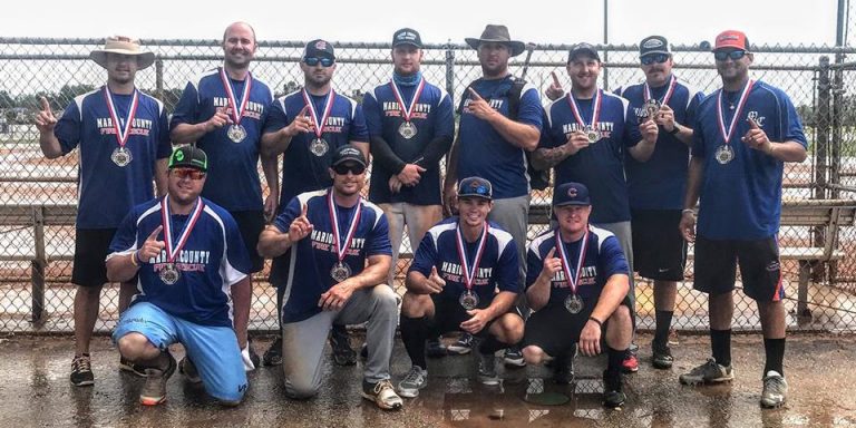 Undefeated Marion County firefighters nab gold medal in First Responder Games softball tournament