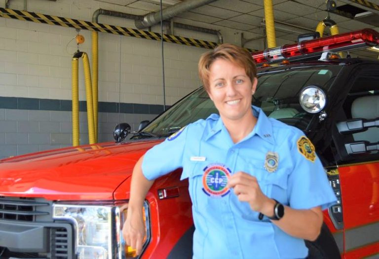 Ocala Fire Rescue paramedic joins elite in her field with prestigious certification