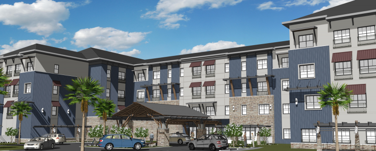 Four-story Trailwinds Senior Living will loom over Sandhill Executive Golf Course