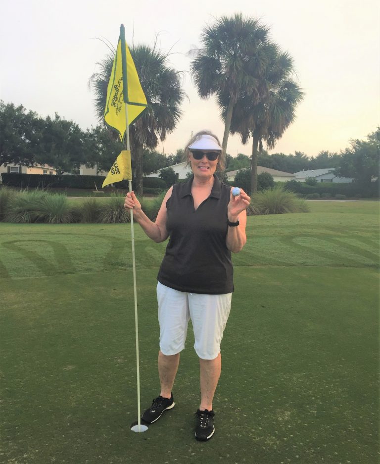 Village of Tall Trees resident celebrates after nailing first hole-in-one at Pimlico