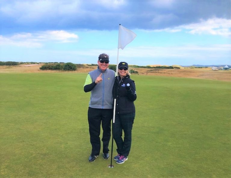 Villager celebrates birthday with hole-in-one at legendary St. Andrews course