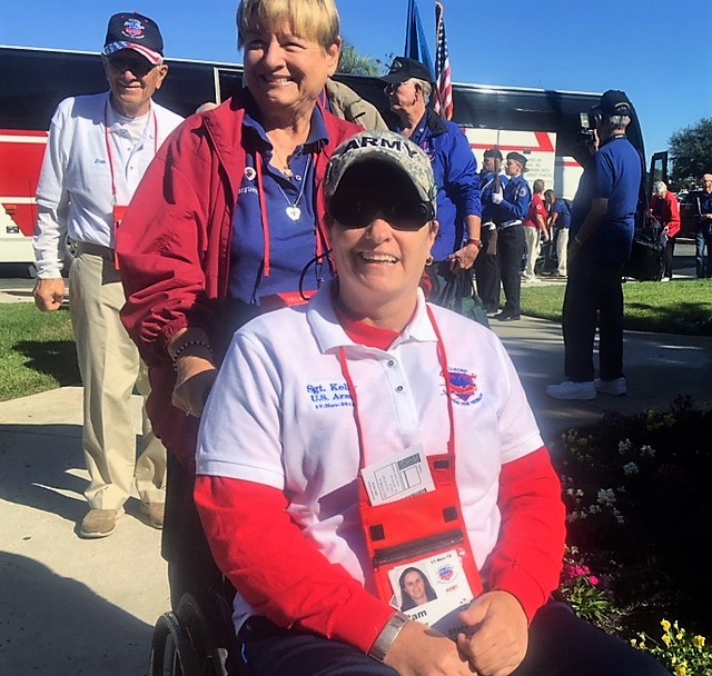 Disabled Army veteran all smiles over ‘flightless’ Honor Flight trip to nation’s capital