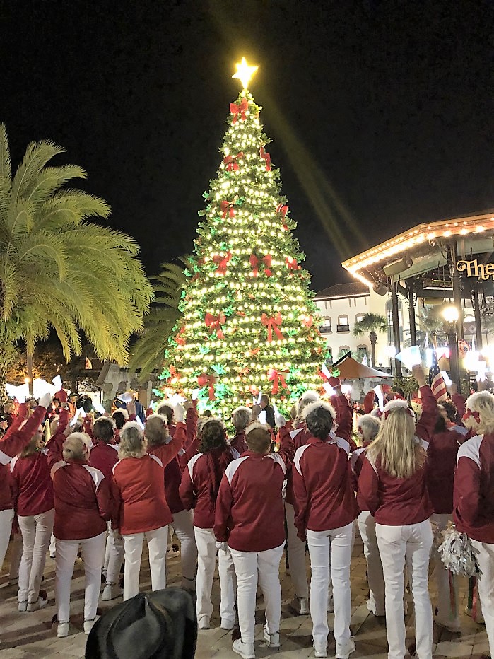 Villagers flock to Spanish Springs Town Square for first Christmas tree lighting ceremony