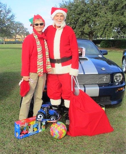 Car clubs rally together to help Sumter sheriff’s office spread Christmas cheer