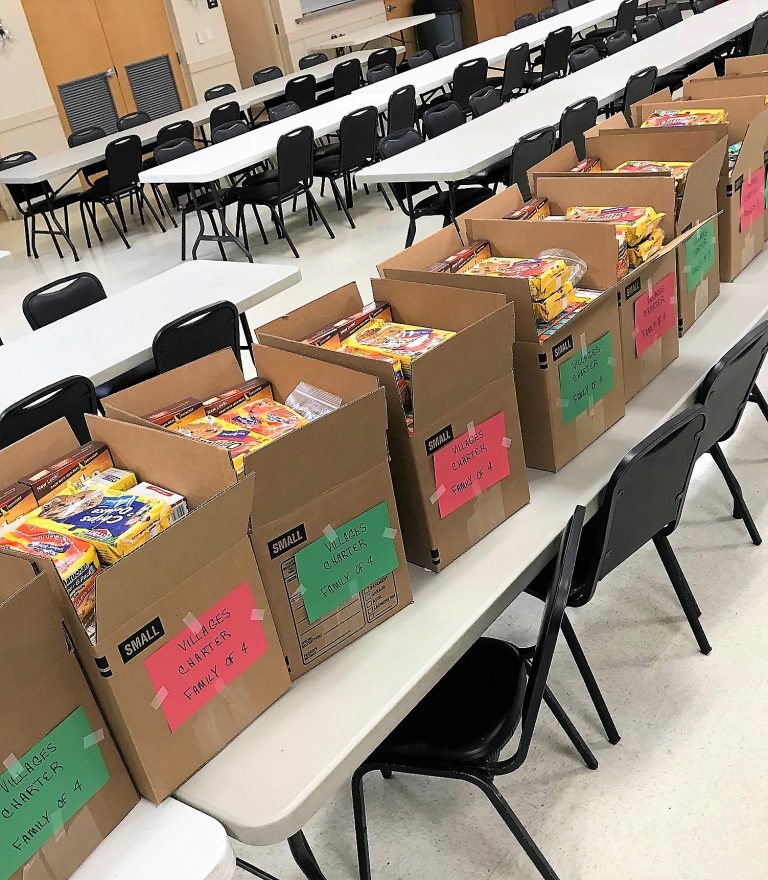 American Legion units team up to feed 71 families for Christmas