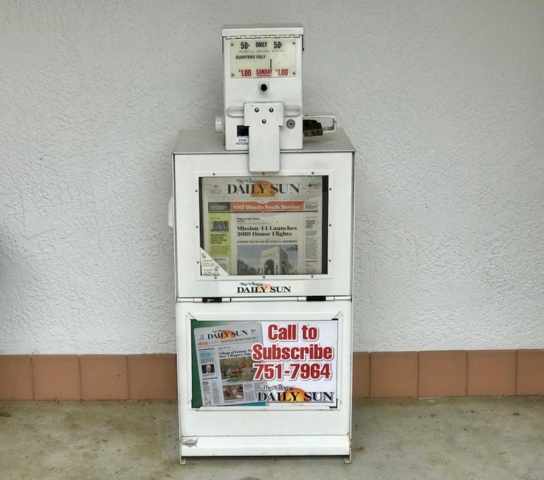 The Villages Daily Sun has been taking things out of the paper
