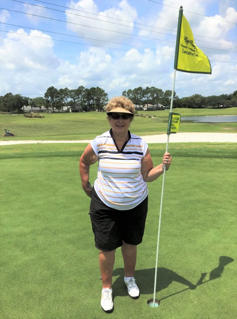 Village of St. Charles resident celebrates after nailing her first hole-in-one