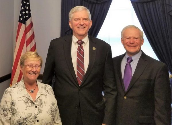 The Waterhouses with Congressman Webster