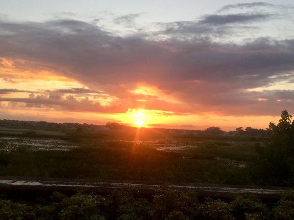 Sunrise at Evans Prairie