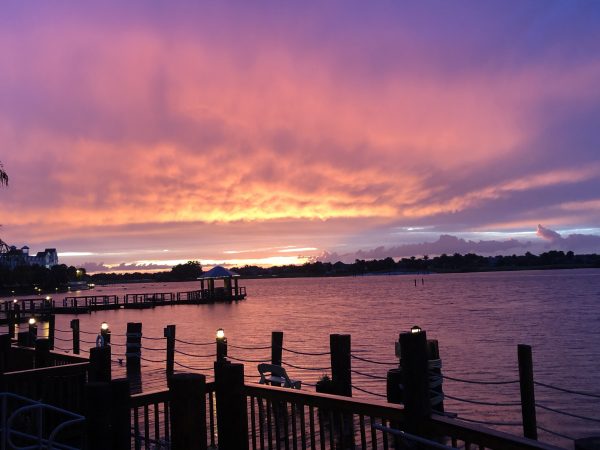 Sunset at Lake Sumter Landing