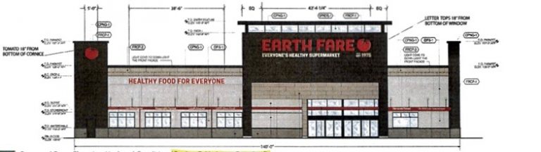 Earth Fare seeks permission to make big impression with signage at new store