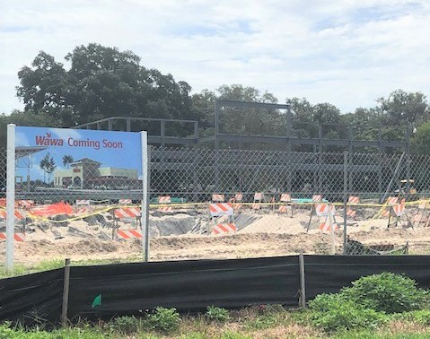 Leesburg Wawa finally taking shape as building’s steel frame put in place