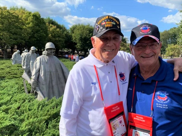 Vietnam helicopter pilot known for ‘Cobra’ golf cart makes most of Honor Flight experience