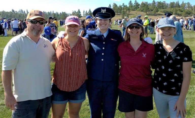 Villager shares special moments with Air Force cadet granddaughter