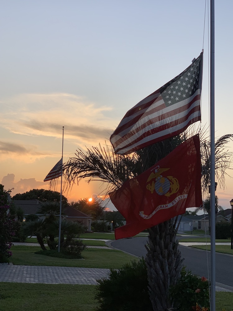 Sunset on September 11