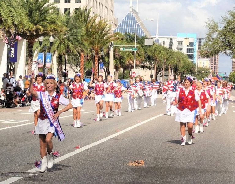 Villages Twirlers and Drum Corps enjoying busy weekend paying tribute to veterans